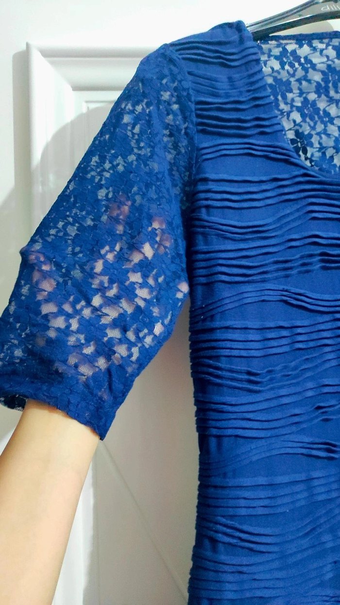 Lacivert Dantelli Midi Elbise
38/40 uyumlu - Görsel 3