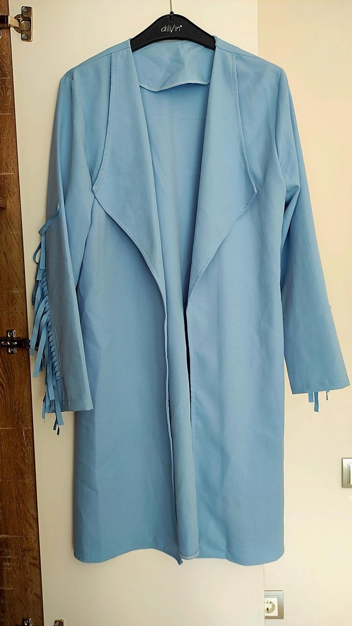 Diger Mavi Kadın Uzun Bohem Tunik - Görsel 2