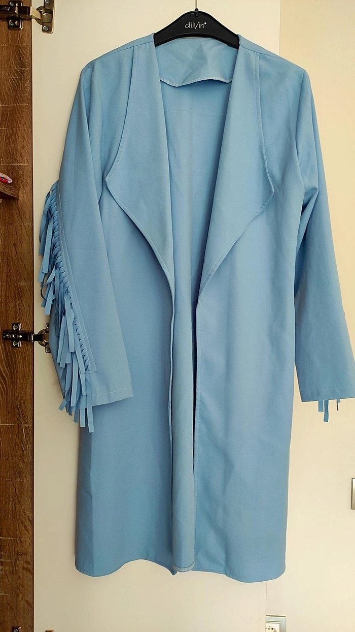 Diger Mavi Kadın Uzun Bohem Tunik - Görsel 3