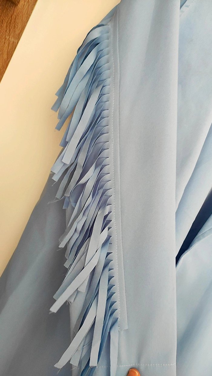 Diger Mavi Kadın Uzun Bohem Tunik - Görsel 4