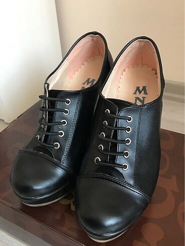 36 Beden siyah Renk Dolgu Topuk Ayakkabı