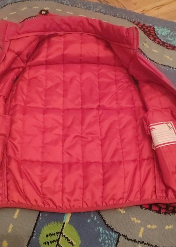 erkek Çocuk kırmızı Fermuarlı Yelek - Görsel 2