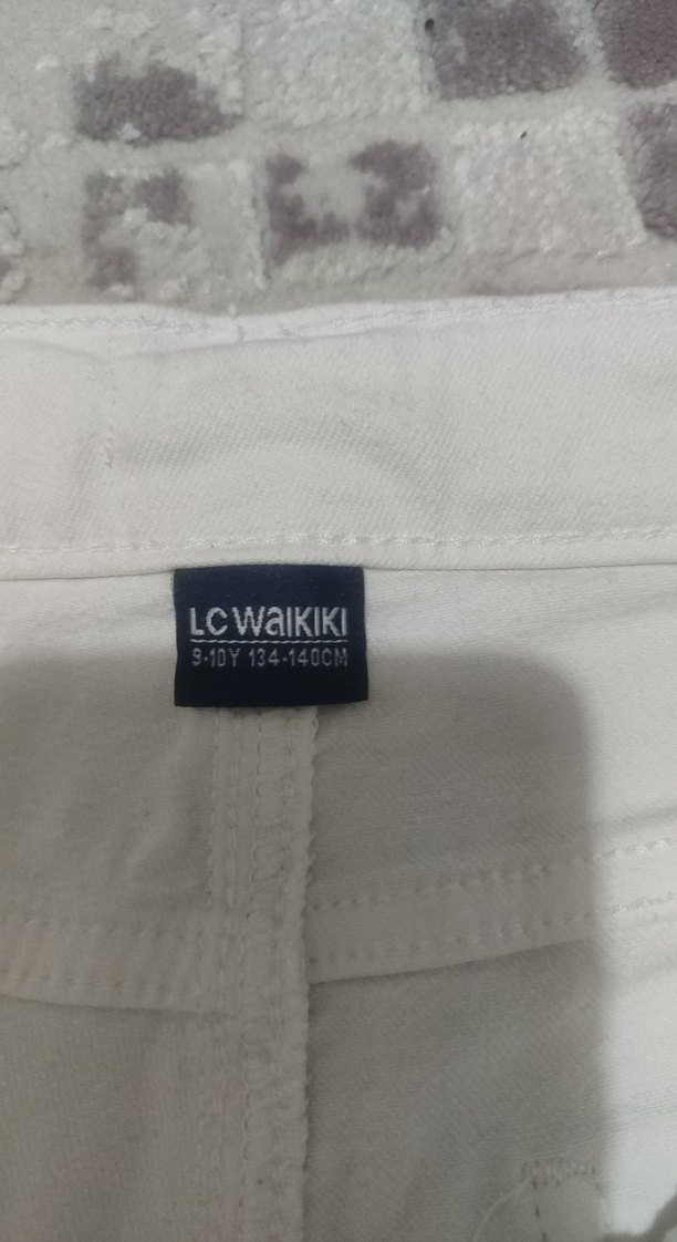 Beyaz erkek çocuk Regular Fit Kumaş Pantolon - Görsel 3