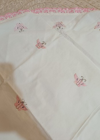 Nakışlı Çocuk Battaniyesi - Pembe - Görsel 2