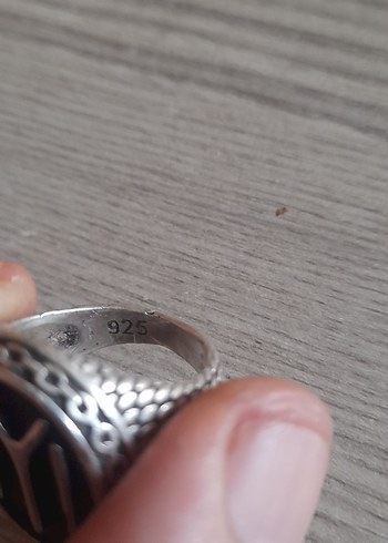 Beden gri Renk Erkek Yüzük gümüş