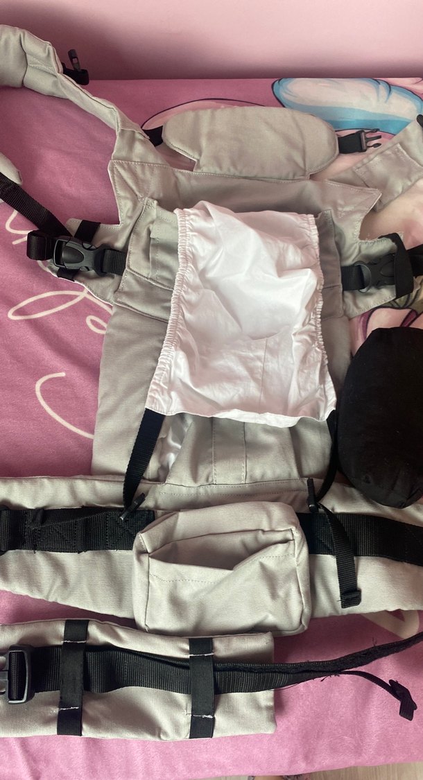 Gri Bebek Taşıyıcı Kanguru - Görsel 3