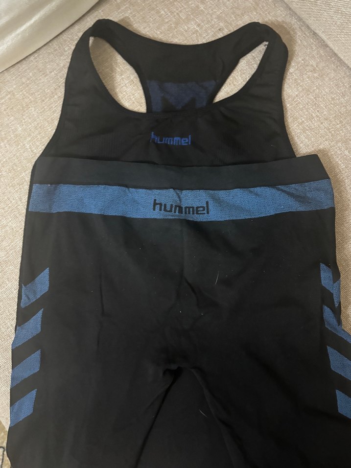 Hummel Kadın Lacivert Atlet ve Tayt Takımı - Görsel 2