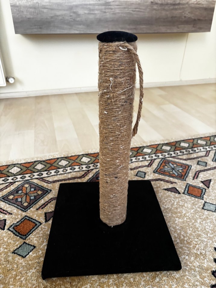 Kahverengi Kedi Tırmalama Tahtası ve Kedi Küreği - Görsel 4