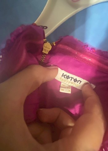 Pembe Payetli Mini Straplez Elbise - Görsel 5