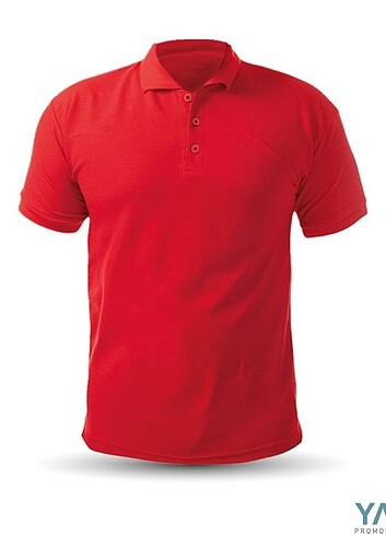 Kırmızı Polo yaka tişört 