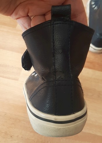 27 Beden siyah Renk Erkek Çocuk Siyah Spor Ayakkabı