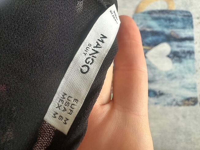 m Beden çeşitli Renk Mango pullu bluz