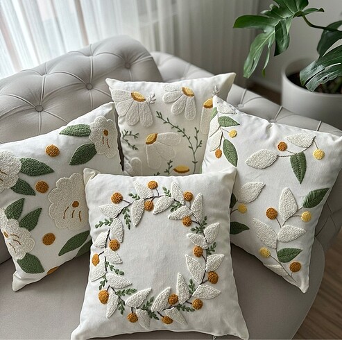 Zara Home Punch kırlent kılıfı