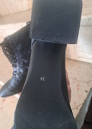 American Vintage Kadın Siyah Goth Topuklu Bot
