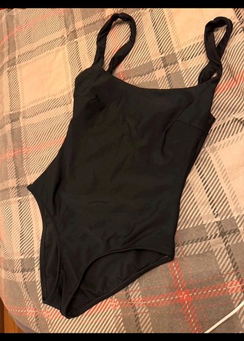 Trendyol Milla Kadın Siyah Midi Mayo - Görsel 5