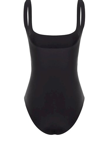 Trendyol Milla Kadın Siyah Midi Mayo - Görsel 3