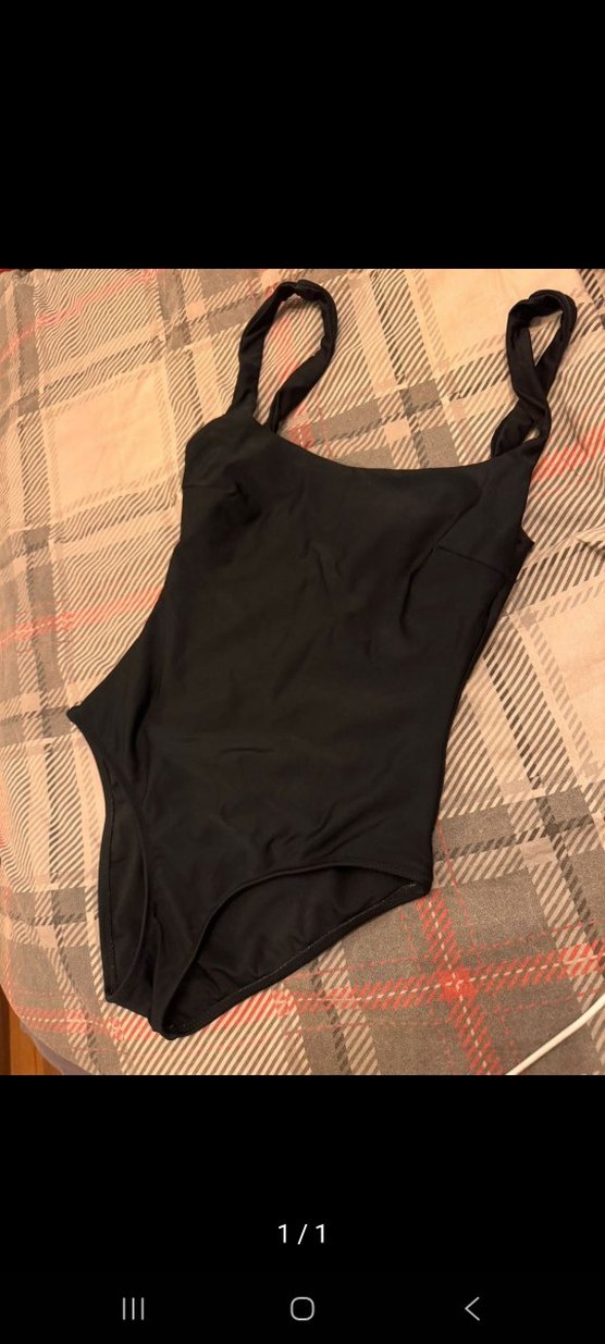 Trendyol Milla Kadın Siyah Midi Mayo - Görsel 5