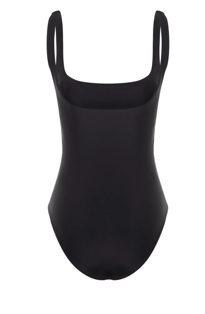 Trendyol Milla Kadın Siyah Midi Mayo - Görsel 3