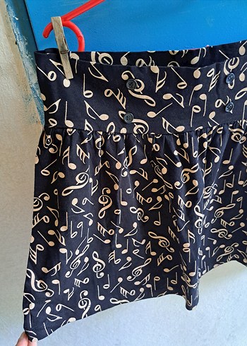 American Vintage Nota Desenli Mini Etek
