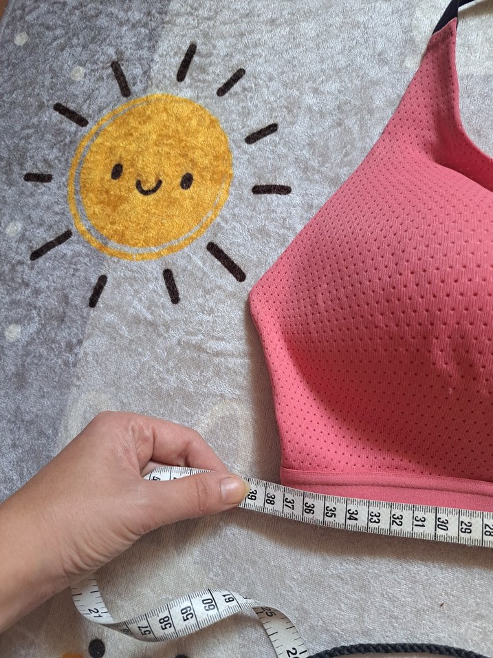 Skechers Fermuarlı Pembe Straplez Spor Üst Bralet - Görsel 5