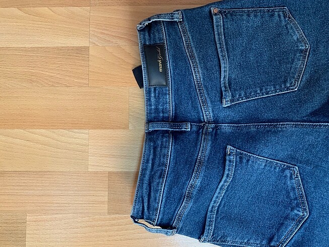 xs Beden mavi Renk Mom jean