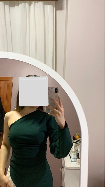 Zara Tek kollu bluz
