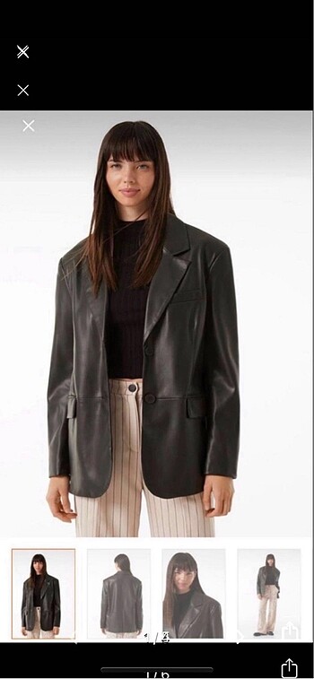 Deri blazer ceket