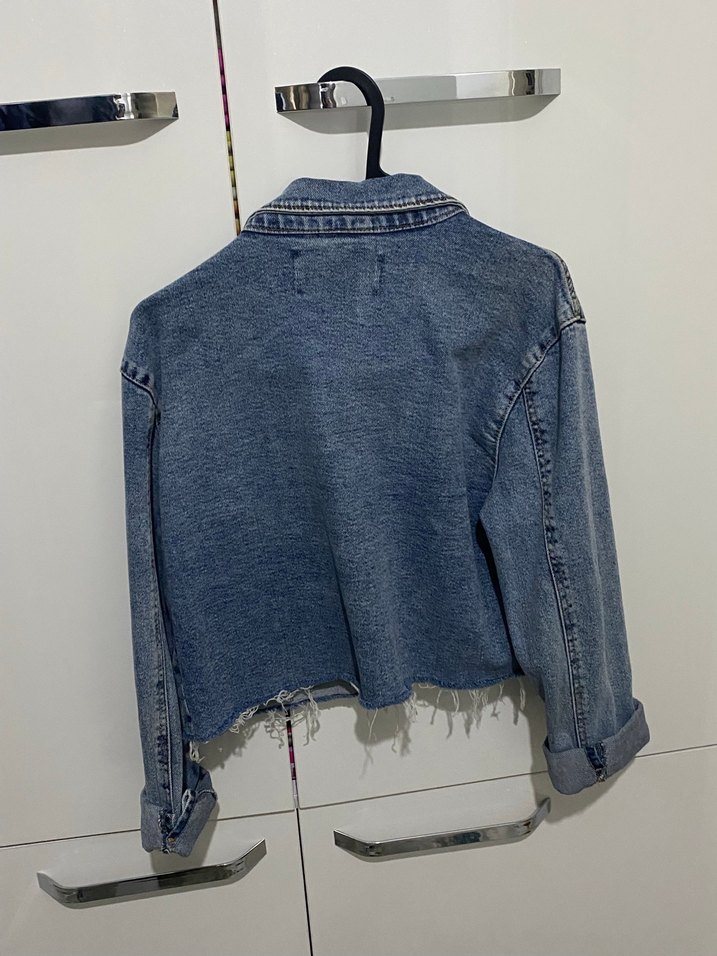 Mavi Kadın Kot Ceket - Görsel 3