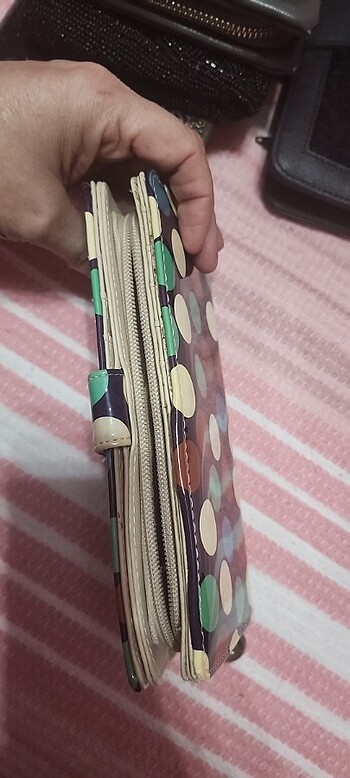 Rugan renkli cuzdan - Görsel 5