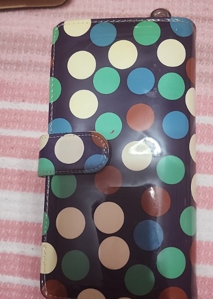 Rugan renkli cuzdan - Görsel 4