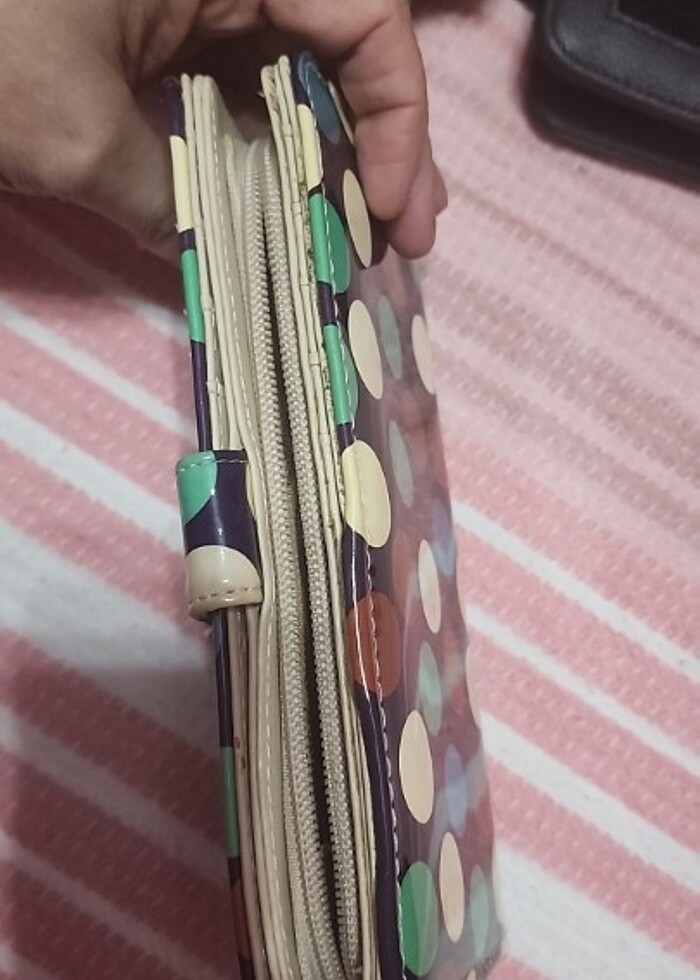 Rugan renkli cuzdan - Görsel 5