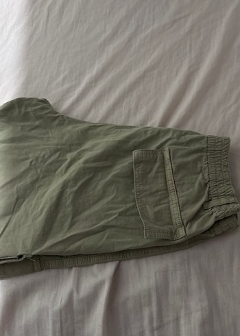 Bej Kemerli Kadın Geniş Paça Kot - Görsel 2