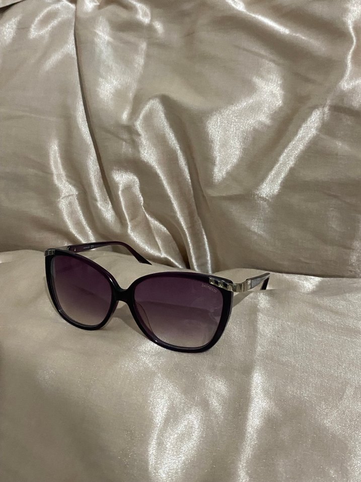 Mor Parlak Tokalı Klasik Kadın Güneş Gözlüğü - Görsel 2