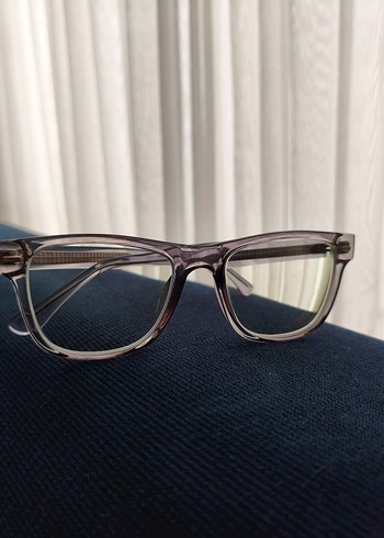 Şeffaf ithal unisex tarz Gözlük - Görsel 2