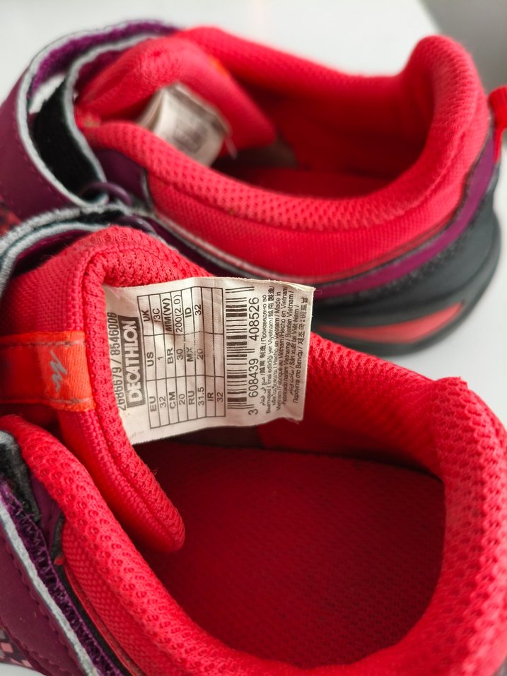 Decathlon Kız Çocuk Renkli Cırt Cırtlı şu geçirmez Ayakkabı - Görsel 3