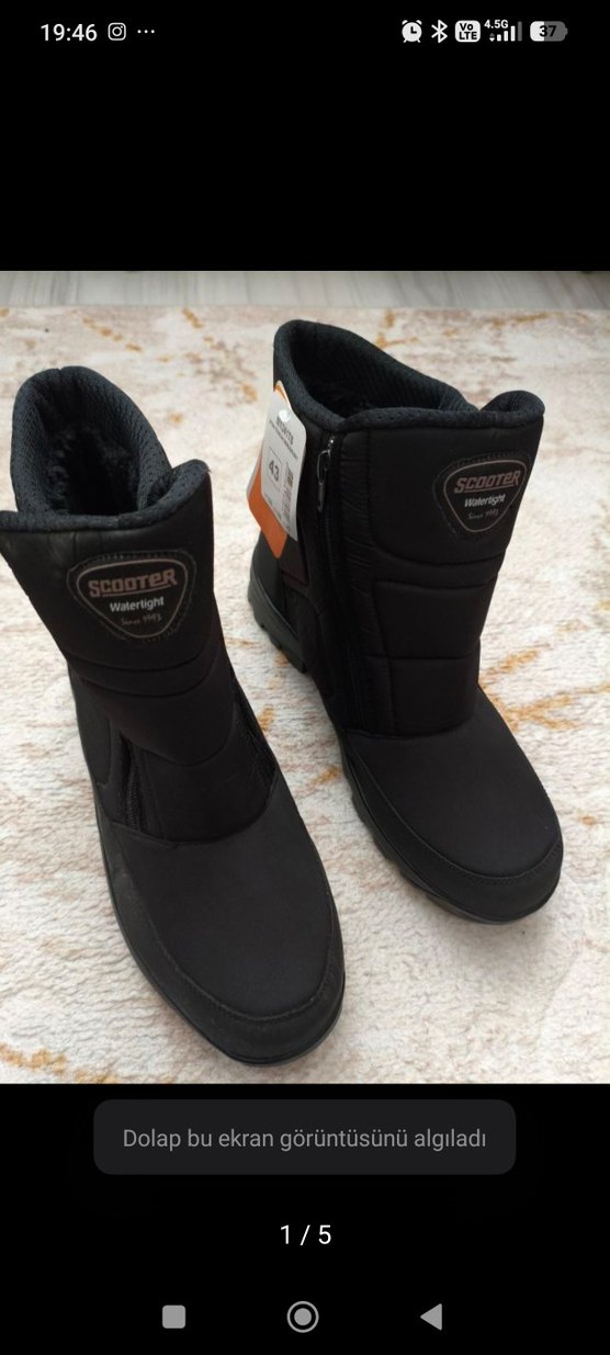 scooter su geçirmez kar botu - Görsel 2