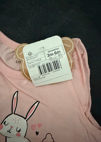 LC Waikiki Pembe Bebek Kız Tulum