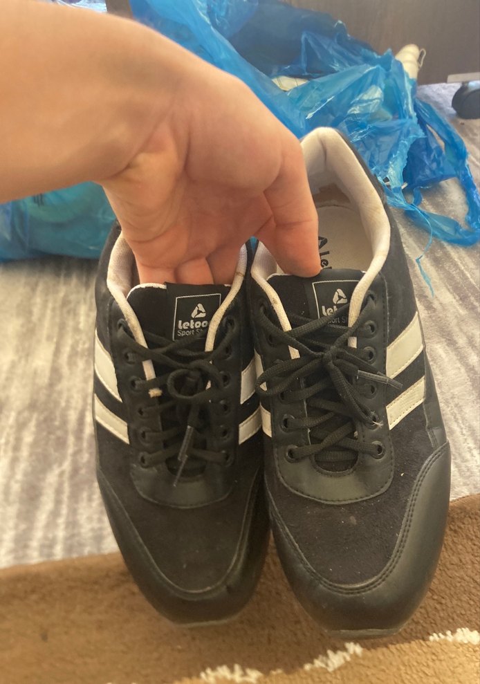 Siyah letoon ayakkabı - Görsel 2