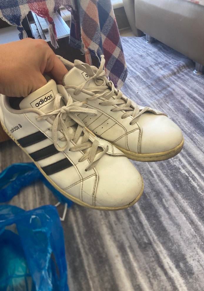 Adidas Beyaz Spor Ayakkabı - Görsel 2