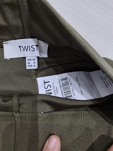 Twist Haki Yeşil Tayt