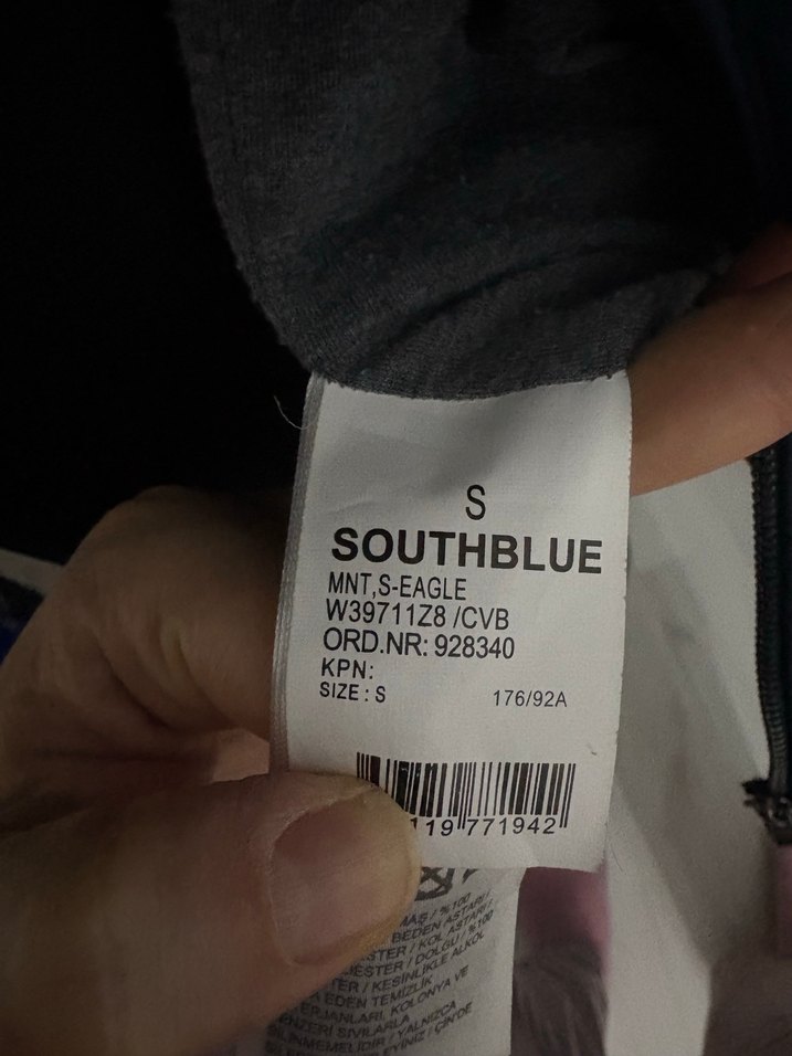 Mavi Erkek Fermuarlı Biker Mont - Görsel 4