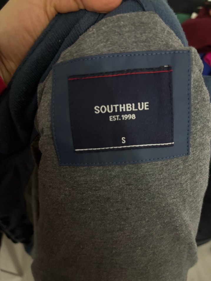 Mavi Erkek Fermuarlı Biker Mont - Görsel 5