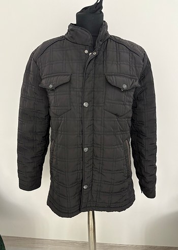 Siyah Düğmeli Erkek Denim Ceket - Görsel 9