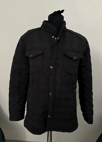 Siyah Düğmeli Erkek Denim Ceket - Görsel 6