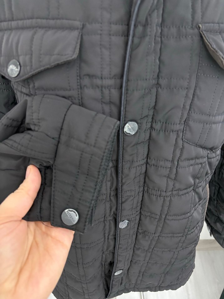 Siyah Düğmeli Erkek Denim Ceket - Görsel 2