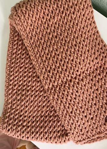 Bej Örgü Çocuk Battaniyesi - Görsel 3