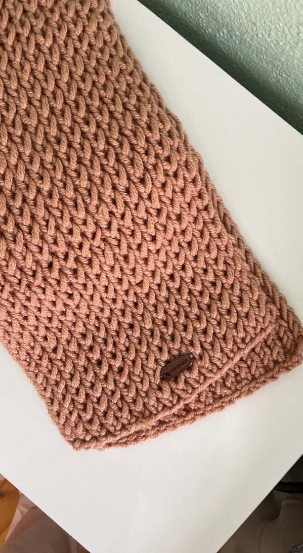 Bej Örgü Çocuk Battaniyesi - Görsel 2