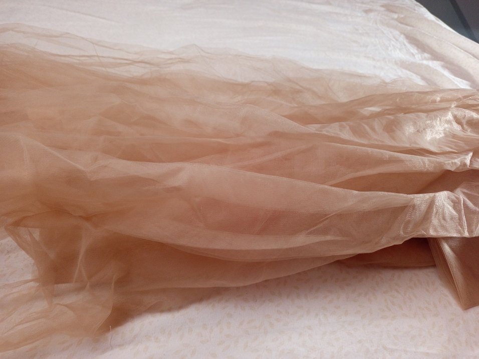 Bej Drapeli Bohem Kadın Saç Aksesuarı - Görsel 4