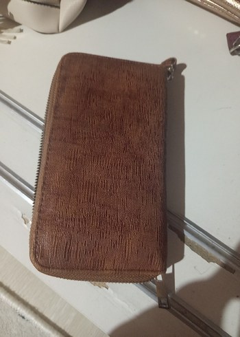 Kahverengi Vintage Kadın Cüzdanı - Görsel 5
