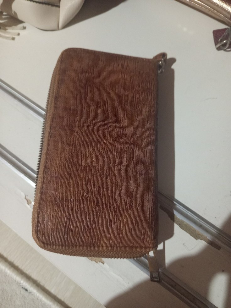 Kahverengi Vintage Kadın Cüzdanı - Görsel 5